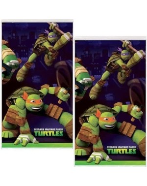 Tablecovers Teenage Mutant Ninja Turtles Party Plastic Tablecovers - 2 Pieces - C511TWCXIHL $11.94