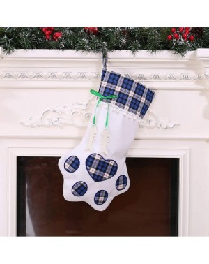 Stockings & Holders Large Cat Claw Shape Christmas Stockings Christmas Hanging Bags-Xmas Tree Decorations Candy Bag Christmas...