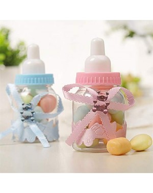 Favors 3.5 Inches Baby Bottle Shower Favor-Mini Plastic Candy Bottle-Baby Shower Supplies Boy Girl Newborn Baby Baptism Birth...