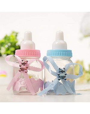 Favors 3.5 Inches Baby Bottle Shower Favor-Mini Plastic Candy Bottle-Baby Shower Supplies Boy Girl Newborn Baby Baptism Birth...