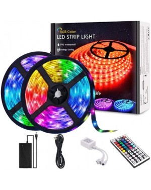 Rope Lights LED Strip Lights 32.8ft Tape Lights - SMD 5050 Color Changing Waterproof 300 LEDs Strips Lights Kit-RGB Flexible ...