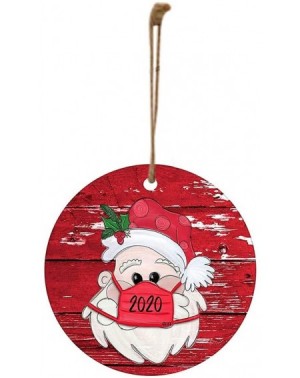 Ornaments Personalized Christmas Ornaments- 2020 Quarantine Survivor Family with Face_Mask Customized Christmas Decorating Ki...