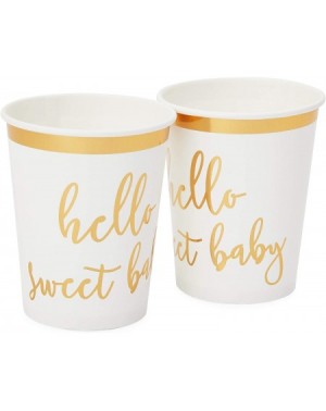 Party Packs Hello Sweet Baby Shower Supplies- Dinnerware Set (144 Pieces- Serves 24) - CU18ZE38ZC2 $14.98