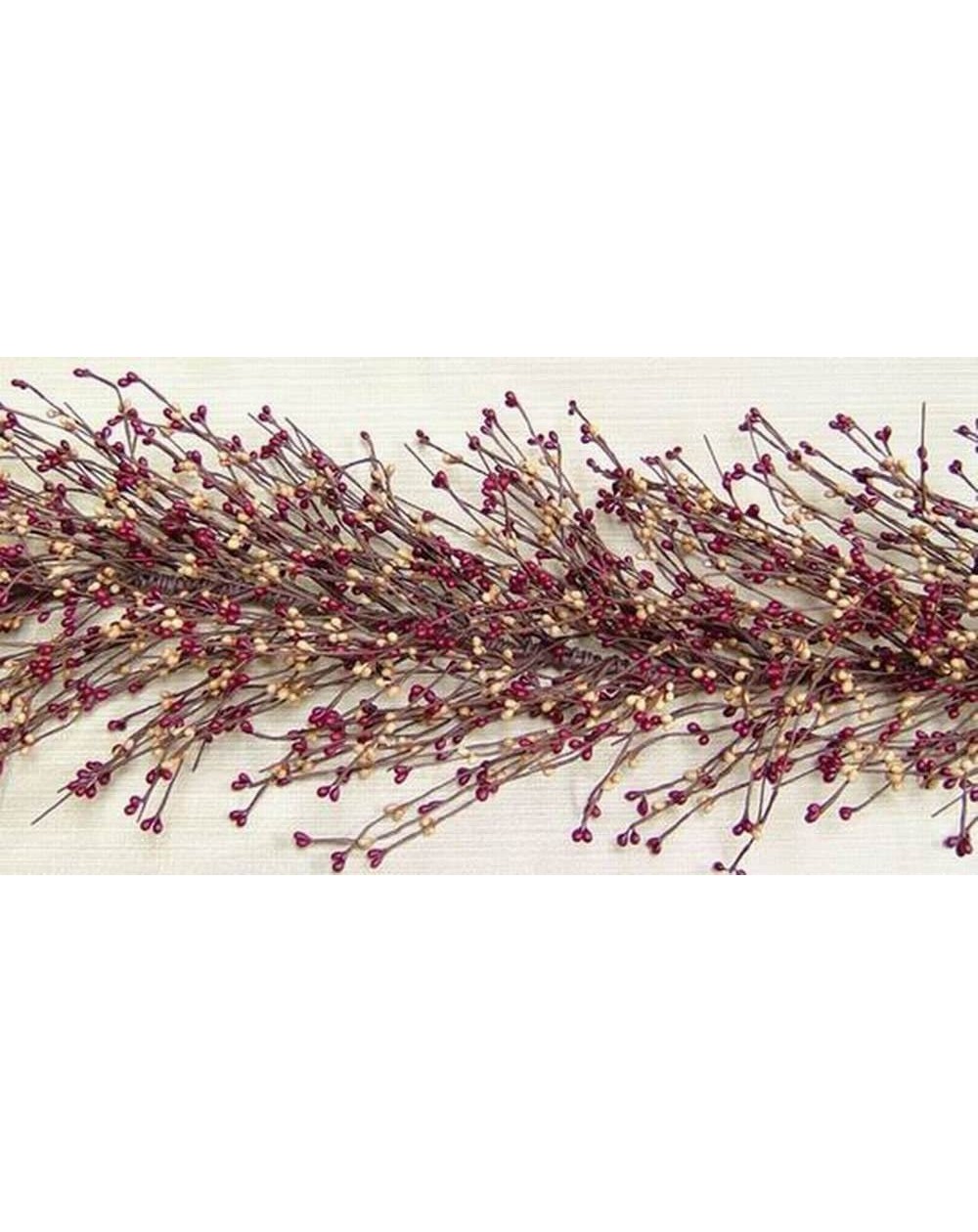 Garlands 4Ft Burgundy & Old Gold Pip Berry Garland- Multicolor - CE11L1OXT4Z $14.83