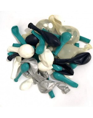 Balloons Teal Blue Silver White Latex Balloons Garland Arch Kit 108 Count-for Baby Shower Birthday Wedding Party Supplies - C...