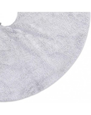 Tree Skirts Christmas Extra-Fluffy Tree Skirt- Chateau Grey- 56" x 56 - Chateau Grey - CO192UO6EXQ $26.67