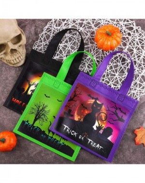 Party Packs 25 Packs Halloween Goodies Bags Halloween Non-woven Candy Bags with Handles Halloween Gift Bags Halloween Goody B...