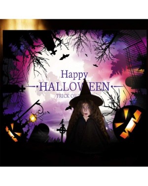 Photobooth Props Halloween Party Backdrops Decorations Photo Booth Supplies- Happy Halloween Parties Photoshoot Background- W...