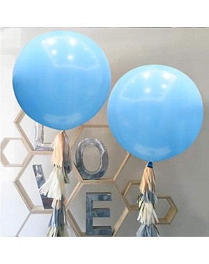 Balloons 36 Inch Giant Latex Balloons- Standard Light Blue Round Balloons for Birthdays Weddings Receptions Festival Party De...