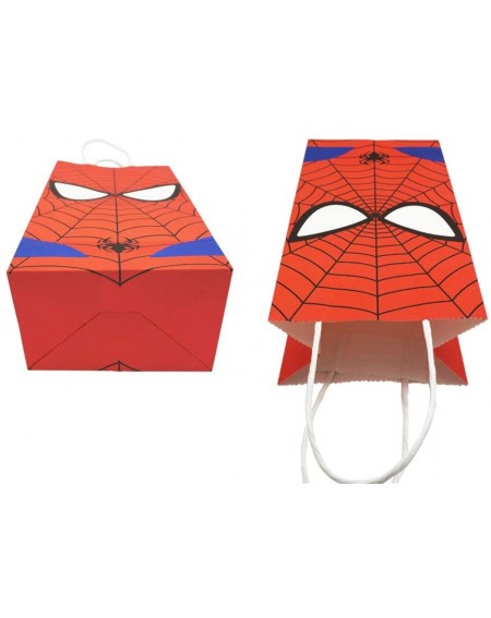 Party Packs Spiderman Goodie Gift Bags Made of Paper for Kids Boys Superhero Themed Birthday Party Set of 12 - C418A5MI6MH $1...