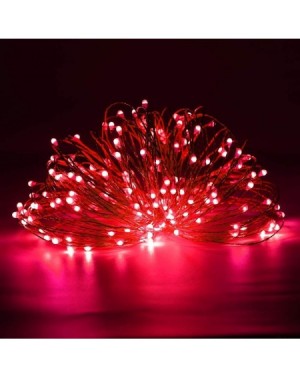 Indoor String Lights Color Changing String Lights Plug in- 39.5ft 100 LED Copper Wire Dimmable Fairy Lights 8 Modes Decorativ...