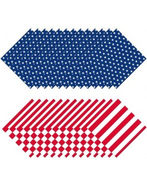 Tableware American Flag Patriotic Paper Tableware Set- 150 Pieces - Including Napkins- 10" Big Paper Dinner Plates and Napkin...