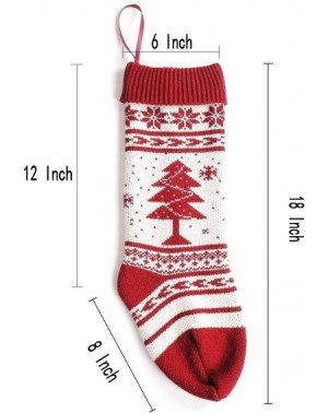 Stockings & Holders Christmas Stockings 18" Pack of 4 - Multicolor - CF182KI6TZI $21.55