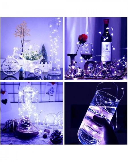 Indoor String Lights Wine Bottle Lights with Cork 15LED 10 Pack Bottle Lights Battery Powered Wine Cork Lights String Lights ...