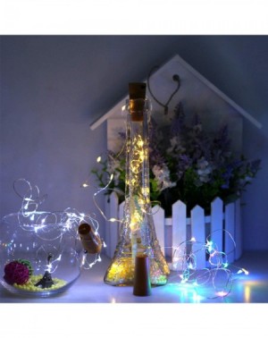 Indoor String Lights Wine Bottle Lights with Cork 15LED 10 Pack Bottle Lights Battery Powered Wine Cork Lights String Lights ...