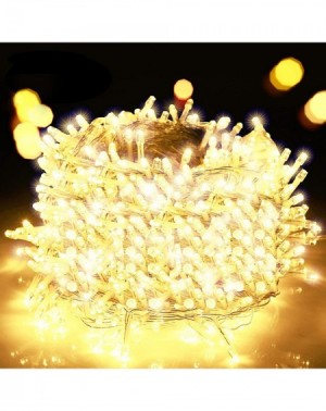 Outdoor String Lights 800 LED Christmas Lights 262ft Indoor Outdoor String Lights Warm White with 8 Lighting Modes- UL Certif...