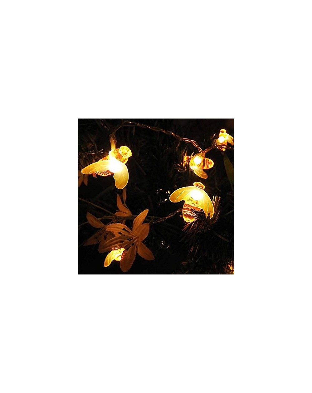 Outdoor String Lights Outdoor Waterproof Garden Decorative Light LED bee Light Animal Shape Solar Lights (2.5) - CD18M74TTOU ...