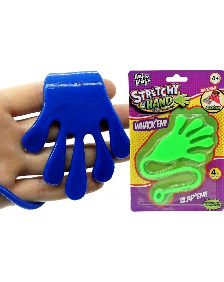 Party Favors Jumbo Giant Sticky Hand for Kids Stretchy Snap Toys (Pack of 4) Great Sticky Hands Party Favors Birthday Toy Sup...