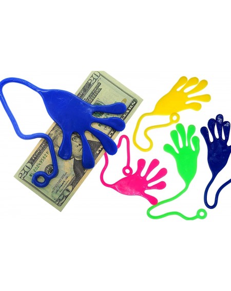 Party Favors Jumbo Giant Sticky Hand for Kids Stretchy Snap Toys (Pack of 4) Great Sticky Hands Party Favors Birthday Toy Sup...