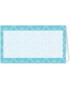 Place Cards & Place Card Holders Blue Pattern Wedding Place Cards - 25 Guest Seating Name Cards - Party Table Tents - Wedding...