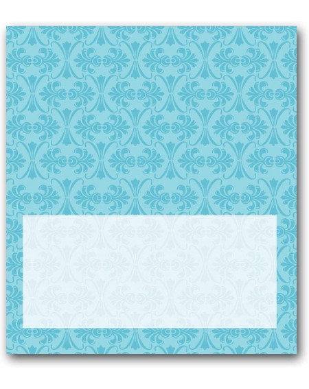 Place Cards & Place Card Holders Blue Pattern Wedding Place Cards - 25 Guest Seating Name Cards - Party Table Tents - Wedding...