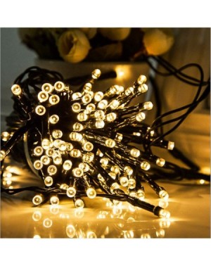 Indoor String Lights 2 Pack 200 LED Solar Fairy String Lights- 8 Modes Outdoor Fairy Decoration Light Waterproof- for Tree- T...