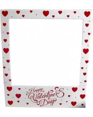 Photobooth Props Valentine's Day Party Frame Photo Prop- 35 X 30 inches (Happy Valentine's Day) - CS189YL9SGX $16.55