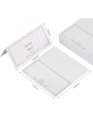 Place Cards & Place Card Holders 100 PCS Table Name Place Cards Small Tent Cards - Perfect for Weddings- Banquets- Events- 2 ...