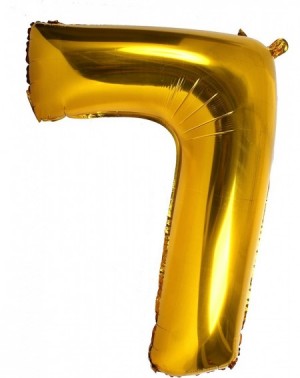 Balloons 40 Inch Gold Number 7 Balloon Large Foil Mylar Balloon for Birthday Party Wedding Anniversary Graduation Decorations...