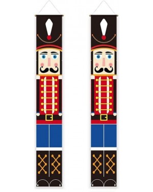 Nutcrackers Nutcracker Christmas Decorations - Outdoor Xmas Decor - Life Size Soldier Model Christmas Nutcracker Banners for ...