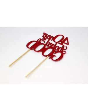 Cake & Cupcake Toppers 40 Never Looked So Good Cake Topper- 1PC- Year Anniversary- 40th Birthday- Party Decoration- Photo Pro...