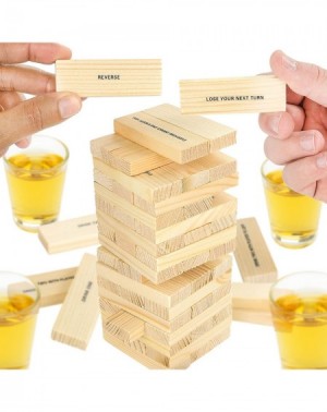 Party Tableware Dunken Blocks Shot Glass Drinking Game- A Tower Of Fun!. - CR123SRWHI1 $15.86