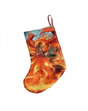 Stockings & Holders Fire Phoenix Christmas Stockings Sock Naughty Xmas Tree Hanging Stocking Decorations Gift for Family Holi...