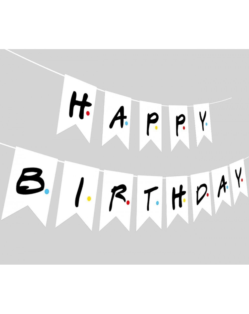 Banners Friends TV Show Happy Birthday Party Banner- Friends Theme Party Banner Ideal for Friends Fan Birthday Party Decorati...