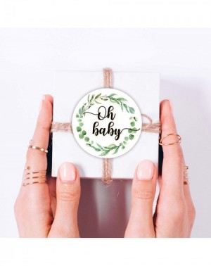 Favors 2 Inch Greenery Oh Baby Shower Favors - Labels Decorations - 60 Stickers - CB196DOALOU $9.50