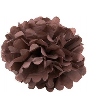 Tissue Pom Poms Set of 5 - Brown 12" - (5 Pack) Tissue Pom Poms Flower Party Decorations for Weddings- Birthday- Bridal- Baby...