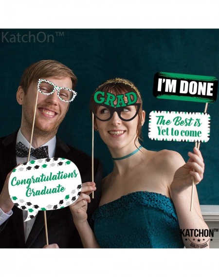 Photobooth Props Graduation Photo Booth Props Green - Graduation Decorations 2020 - Graduation Party Supplies 2020 - Photo Bo...