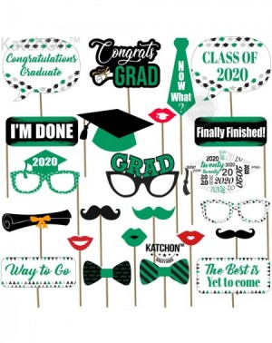 Photobooth Props Graduation Photo Booth Props Green - Graduation Decorations 2020 - Graduation Party Supplies 2020 - Photo Bo...