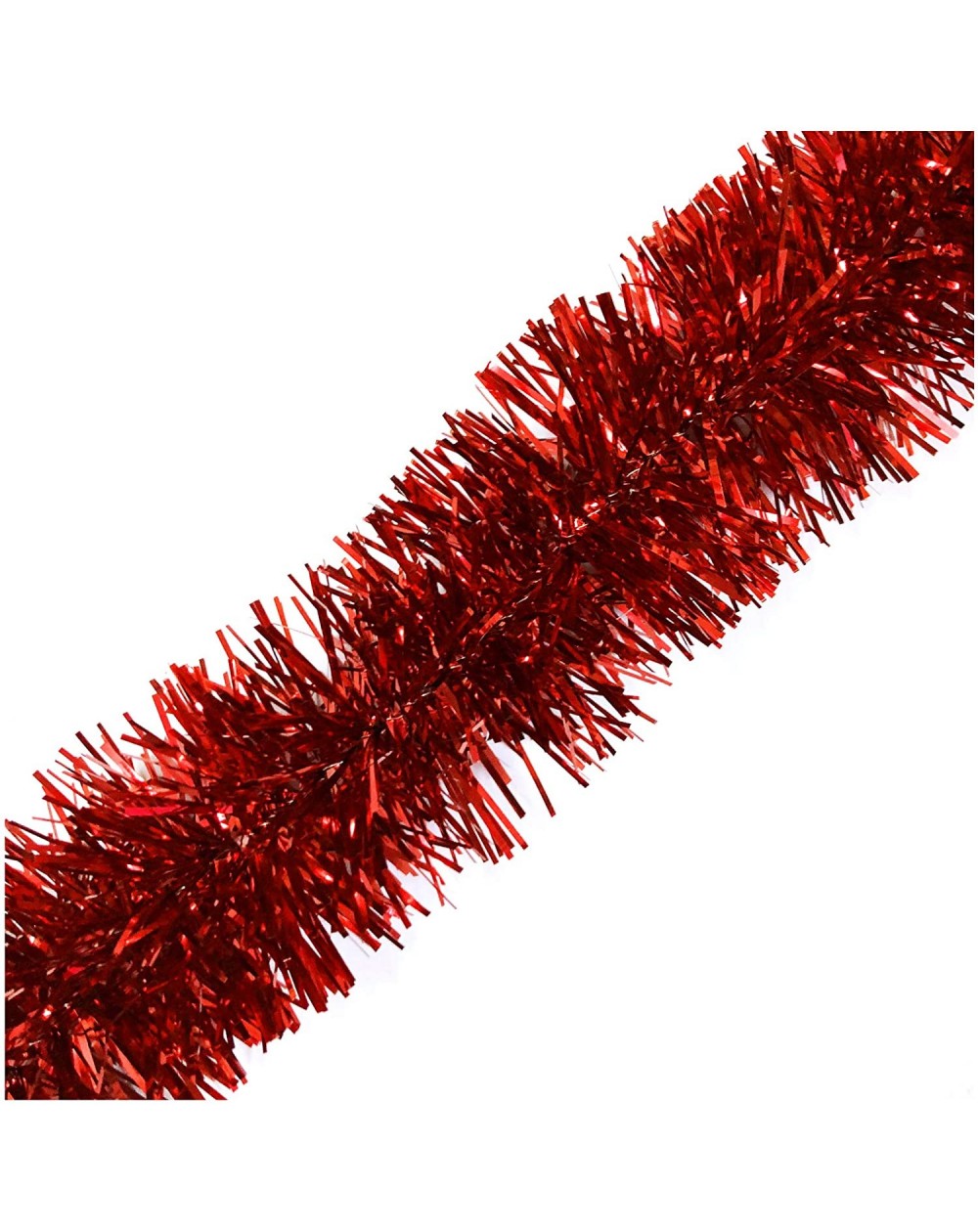 Silky Garland Tinsel- Ultra - Red - Ultra - Red - CO18LGLTYRE
