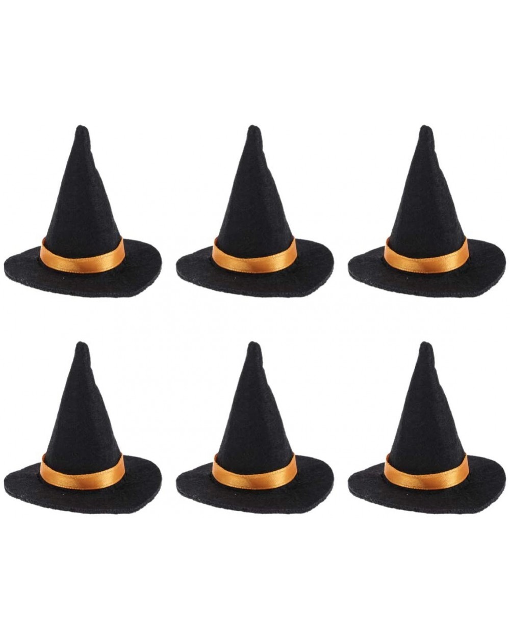 Favors Halloween Mini Felt Witch Hats Wine Bottle Covers Mini Witch Cap Wine Bottle Topper Ornament for Bar Halloween Christm...