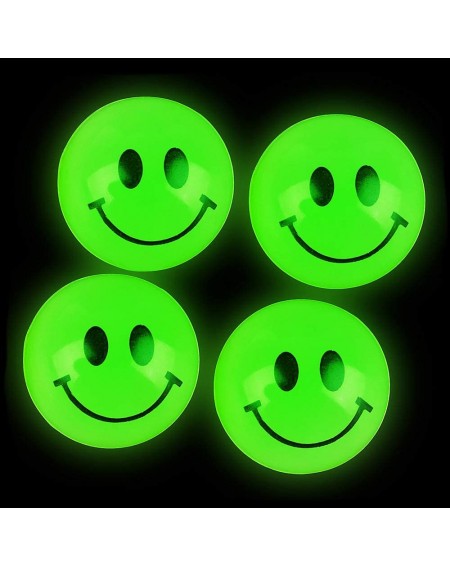 Party Favors Bulk 144 Glow in The Dark Smile Face Bouncing Balls- Mini Glowing High Bounce Balls- For small game prize- Stock...