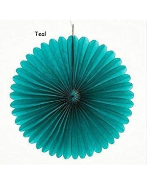 Tissue Pom Poms 5pcs 16" Tissue Paper Fan Party Hanging Fan Flower Wedding Birthday Showers Party Baby Shower Decorations (16...