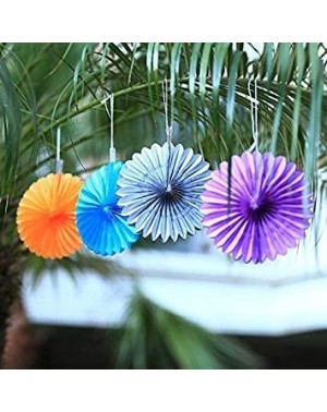 Tissue Pom Poms 5pcs 16" Tissue Paper Fan Party Hanging Fan Flower Wedding Birthday Showers Party Baby Shower Decorations (16...