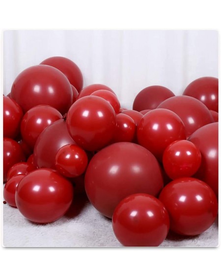 Balloons 36 Inch Big Round Balloons 5 Pack Brown Red Thick Giant Balloons for Photo Shoot Wedding Baby Shower Birthday Party ...