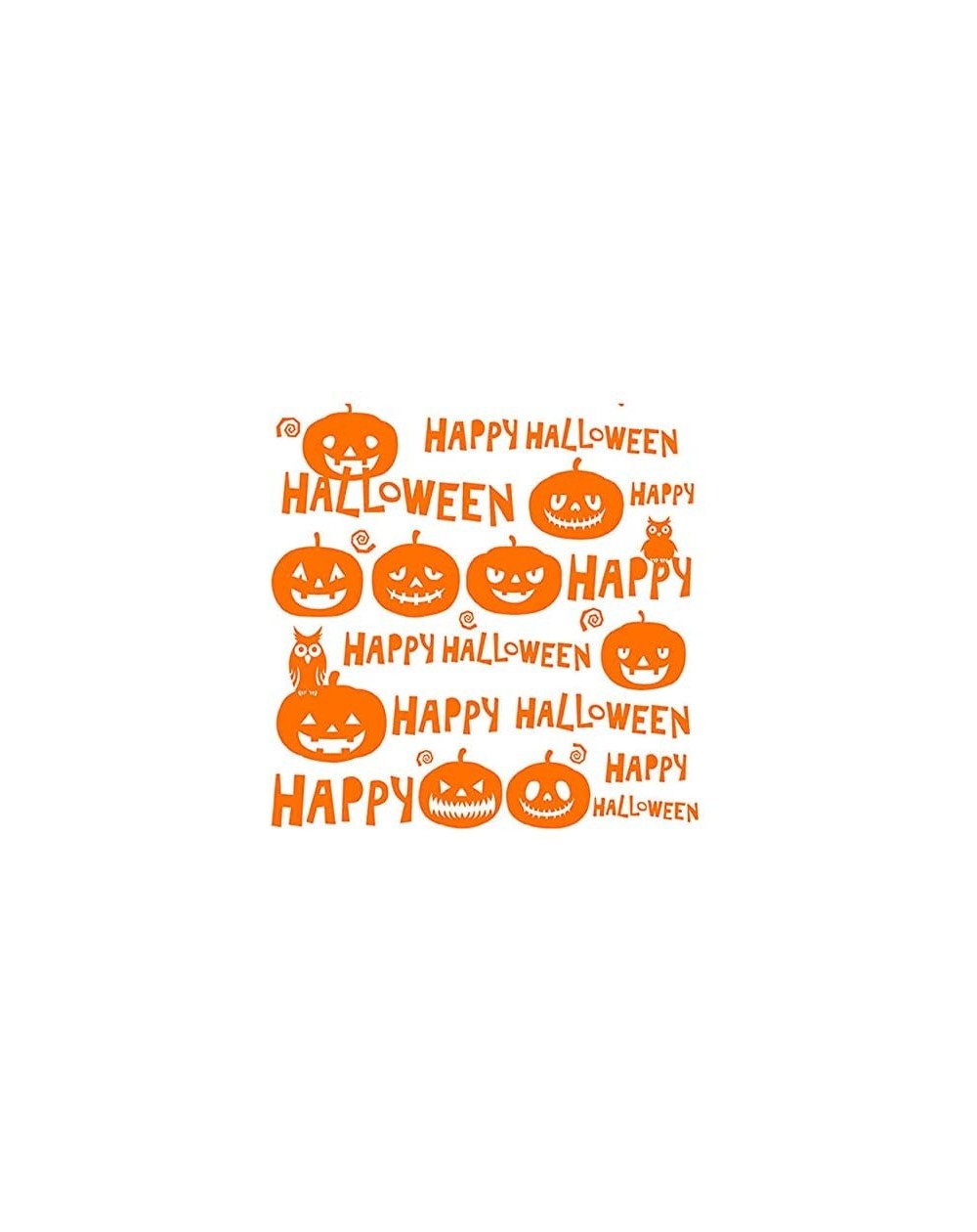 Tableware Halloween Lunch Size Napkins Happy Halloween Orange - 20 Count - Happy Halloween Orange - CB18XEMGLW6 $11.66