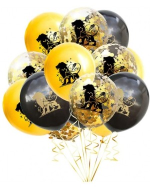 Balloons 15pcs 12 Constellation Balloons Leo Balloons Gold Confetti Balloons for Constellation Zodiac Themed Party Birthday P...