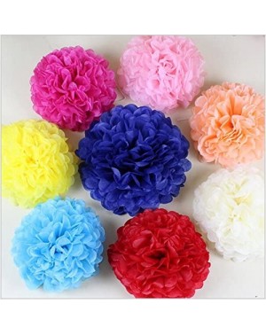 Tissue Pom Poms 12PCS Mixed Sizes Aqua BlueTissue Paper Flower Pom Poms Pompoms Wedding Birthday Party Nursery Decoration - C...