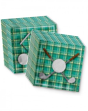 Party Packs Golf Sports Birthday Party Supplies Set Plates Napkins Cups Tableware Kit for 16 - CX197NDN968 $18.44