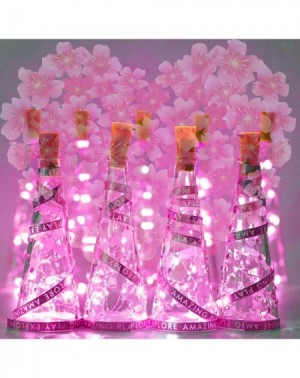 Indoor String Lights Wine Bottle Lights Whit Cork- Bottle Lights Battery Operated Fairy Lights- 8 Pack 20 Mini Led Firefly St...