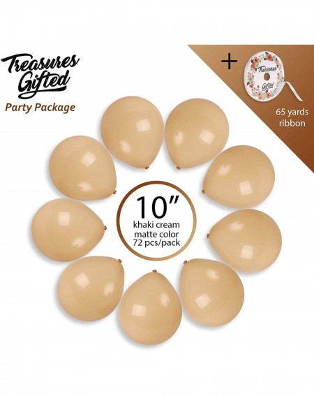 Balloons Beige Tan Balloons 10 inch 72 Pack Premium Latex Beige Balloons for Rustic Wedding Baby and Bridal Shower Birthday P...